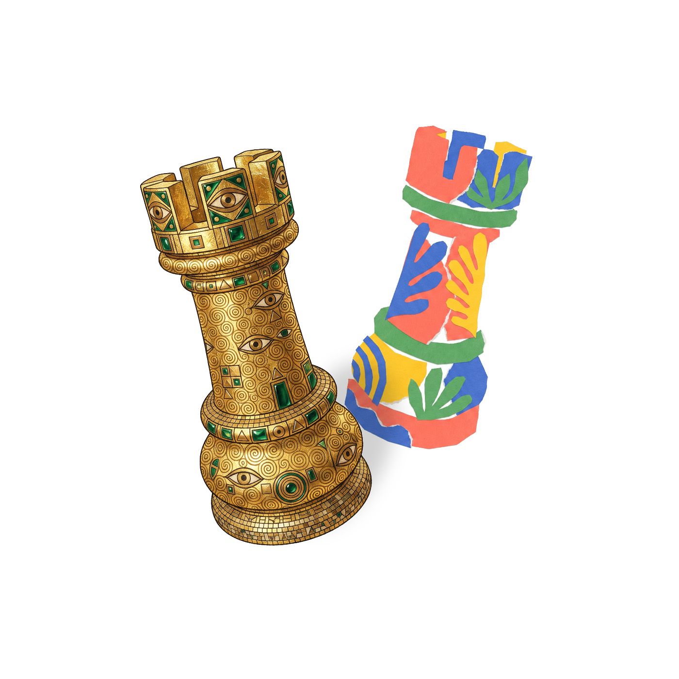 A chess rook piece, symbolic of The Contrast's strategy-led approach