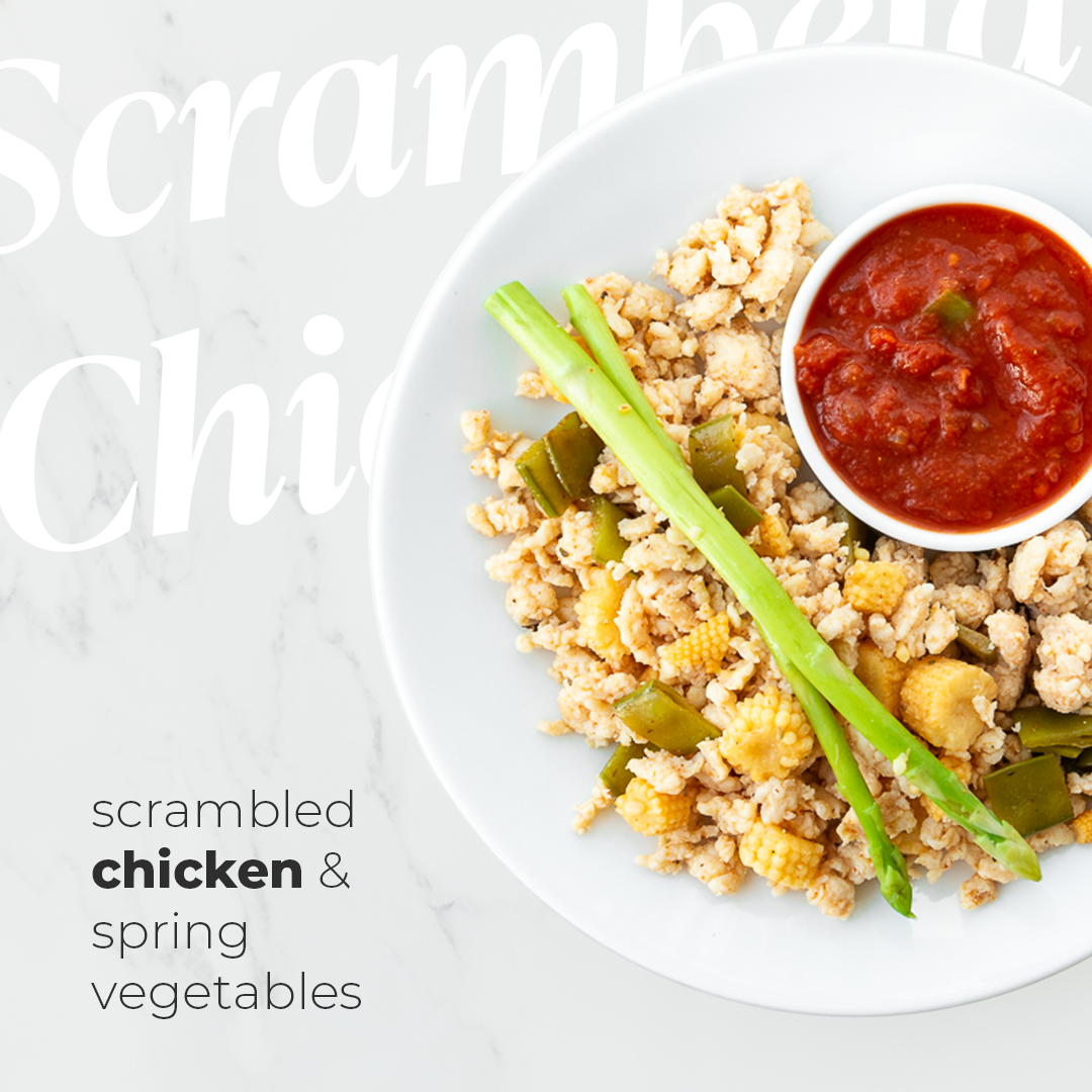 Scrambled Chicken and Vegetables